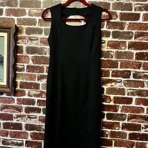 Tristan Black Sleeveless Cut-Out Dress